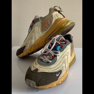 Nike Travis Scott Cactus Trails Air Max 270 React Mens US Size 9 Pre-Owned